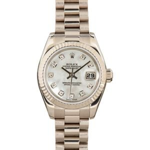 Ladies Rolex Datejust 179179 Diamond Dial