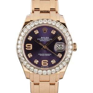 Rolex Datejust 86285 18k Everose Gold