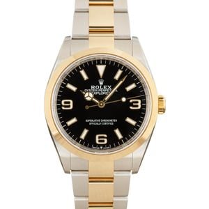 Rolex Explorer 124273 Black Arabic Dial